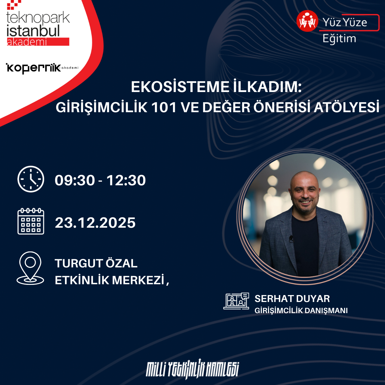 EKOSİSTEME İLK ADIM: GİRİŞİMCİLİK 101 VE DEĞER ÖNERİSİ ATÖLYESİ